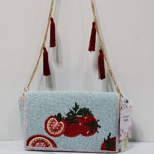 VIRAL Blue and Red Tomato Women's Bag